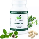 Memory - Natural Blend - Expert Formulated Supplement for Cognitive Wellness, Memory, & Neural Function - Premium L-Tyrosine, Phosphatidylserine, Bacopa Monnieri - 30 Capsules 1 Pack 2