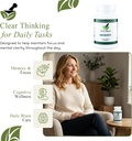 Memory - Natural Blend - Expert Formulated Supplement for Cognitive Wellness, Memory, & Neural Function - Premium L-Tyrosine, Phosphatidylserine, Bacopa Monnieri - 30 Capsules 1 Pack 3