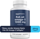 Basics Fish Oil Omega-3 1000 mg, 90 Softgels (1 per Serving), Gluten Free (Pack of 2) 6