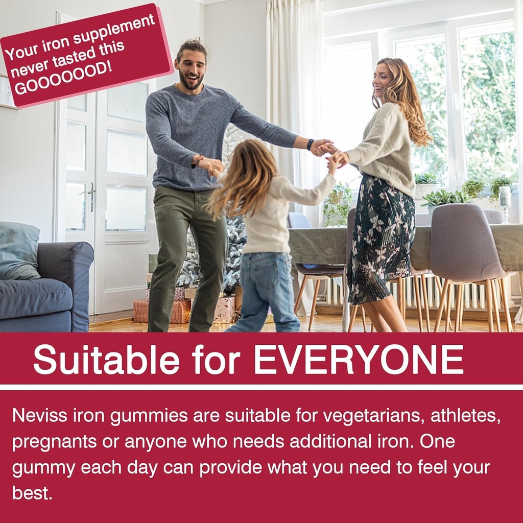 Sugar Free Iron Gummies+Vitamin B100 Complex 6