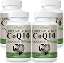 Liposomal CoQ10 800mg Ubiquinol Softgel, Max Absorption Ubiquinol Coenzyme Q10, Ubiquinol CoQ10 Supplement for Antioxidant, Heart Function & Energy Production, Pure CoQ10 800mg, 240 Vegan Softgels 2