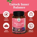 Myo-Inositol & D-Chiro Inositol Capsules - Choline Inositol Supplement for Cycle and Fertility Support - Womens Hormone Balance Supplement with Myo & D-Chiro Inositol Plus Choline Bitartrate 5