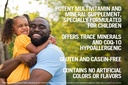 Kirkman - Children's Multivitamin & Mineral - 120 Capsules - with 5-MTHF - Potent Broad Spectrum Vitamin/Mineral Supplement - Hypoallergenic 5
