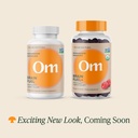 Om Mushroom Superfood Brain Fuel+ Gummies, 28 Servings, Raspberry Gummy Supplement with Lion’s Mane for Memory and Focus 3