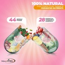 Methylated Multivitamin for Women with Iron - Womens Multivitamin with 44 Organic Whole Food & Fermented Nutrients - Daily Vitamin for Women Complete Multisystem Support, 90 Vegan Caps, Non GMO 6