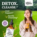 Wild & Organic Liver Cleanse Tincture 4 fl oz & Dandelion Root Tincture 4 fl oz 6
