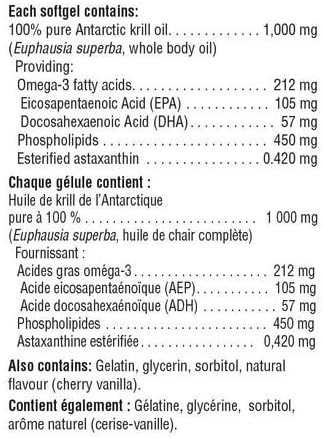 Jamieson Omega Complete™ Pure Krill 1,000 mg, 30 softgels 3