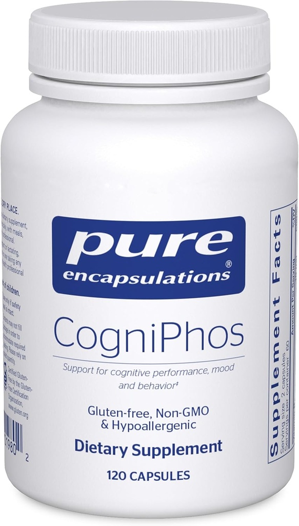 Pure Encapsulations CogniPhos | Neuronal Support for Cognitive Performance and Behavior | 120 Capsules 2