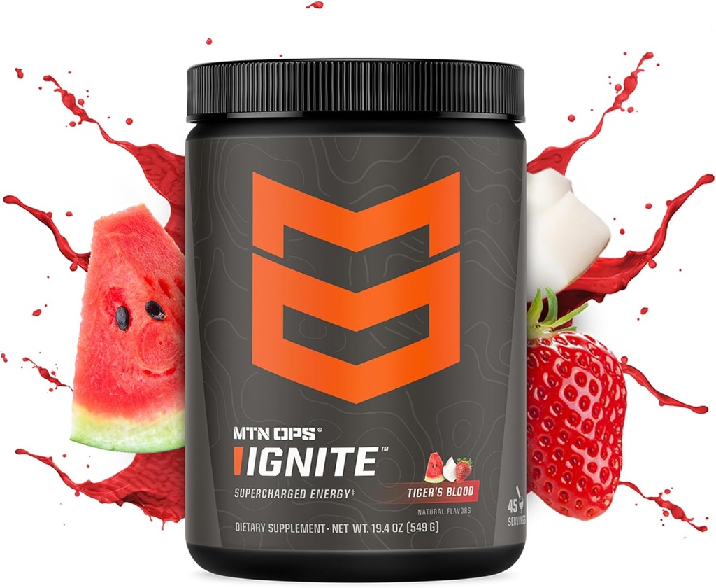 MTN OPS Ignite Tiger's Blood + Enduro Tiger's Blood Bundle 3