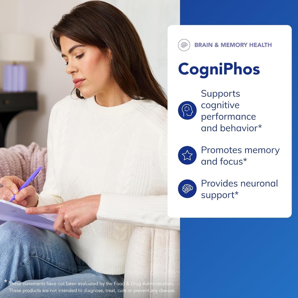 Pure Encapsulations CogniPhos | Neuronal Support for Cognitive Performance and Behavior | 120 Capsules 4