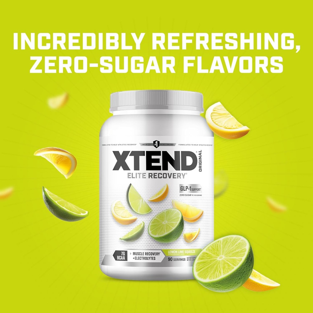 Xtend XTEND Original BCAA Powder 7g BCAA and 2.5g L-Glutamine, Sugar Free Post Workout Muscle Recovery Drink with Amino Acids for Men & Women, 90 Servings 6