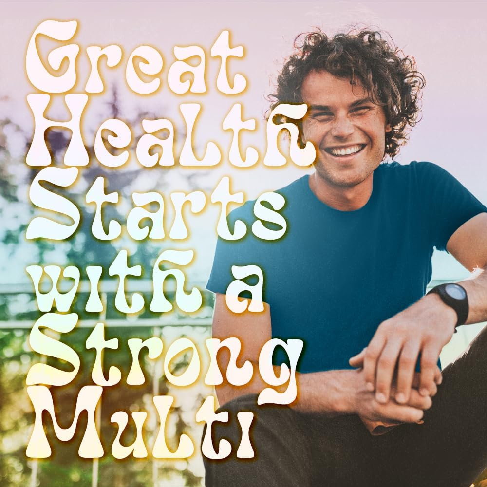 LUV Everyday™ Men's Multivitamin Men's Adult Formula Daily Nutritional Support with Iron Calcium KSM-66 Ashwaganda CoQ10 and Lycopene - Highly Bioavailable Non GMO Gluten Free Vegetarian - 60 Capsules 4