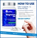 CanPrev Magnesium Malate, 120 Veg Caps, 120-Day Supply, 180mg Elemental Magnesium & 540mg Malic Acid, Vegan & Non-GMO, Supports Relaxation, Energy, Muscle Function, Bone Strength & Overall Well-Being 6