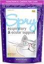 In Clover Spry Daily Respiratory and Ocular Support Soft Chews for Cats, with L-Lysine, Superfoods, and Prebiotics for a Strong Immune System, 2.1 oz. (60 count) 2