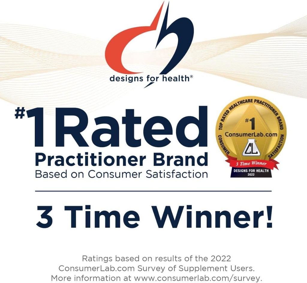 Designs for Health Vitamin D Supreme 5000 IU + Vitamin K (60 Capsules) + NeuroMag Chelated Magnesium L-Threonate for Cognitive Support (90 Capsules) - 2 Product Bundle 5