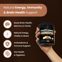 NutraChamps Organic Mushroom Powder - 10-in-1 Complex - Mushroom Supplement Powder Blend for Memory, Focus & Immune Support - 8oz (8.0 OZ, Mushroom Blend) 4