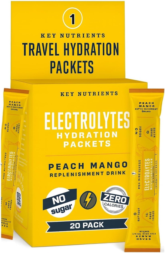 KEY NUTRIENTS Multivitamin Electrolytes Powder No Sugar - Collagen Peptides Endurance & Energy Supplement - Hydration Powder - No Calories - Multi Collagen Supplements Collagen for Hair - Made in USA 5