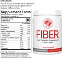 Tino Natural Gluten Free Prebiotic Fiber Supplement - with Tart Cherry Extract & Polycan Black Yeast Extract - Non-GMO, Water Soluble Fiber Powder Mix (1 Canister - 15.9 Oz) 4
