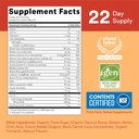 SmartyPants Kids Multivitamin Gummies: Omega 3 Fish Oil (EPA/DHA), Vitamin D3, C, Vitamin B12, B6, A, K & Zinc for Immune Support, Biotin, Gluten Free, Three Fruit Flavors, 90 Count (22 Day Supply) 5