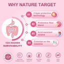 NATURE TARGET Probiotics-for-Women + Kids Probiotic Chewable 3