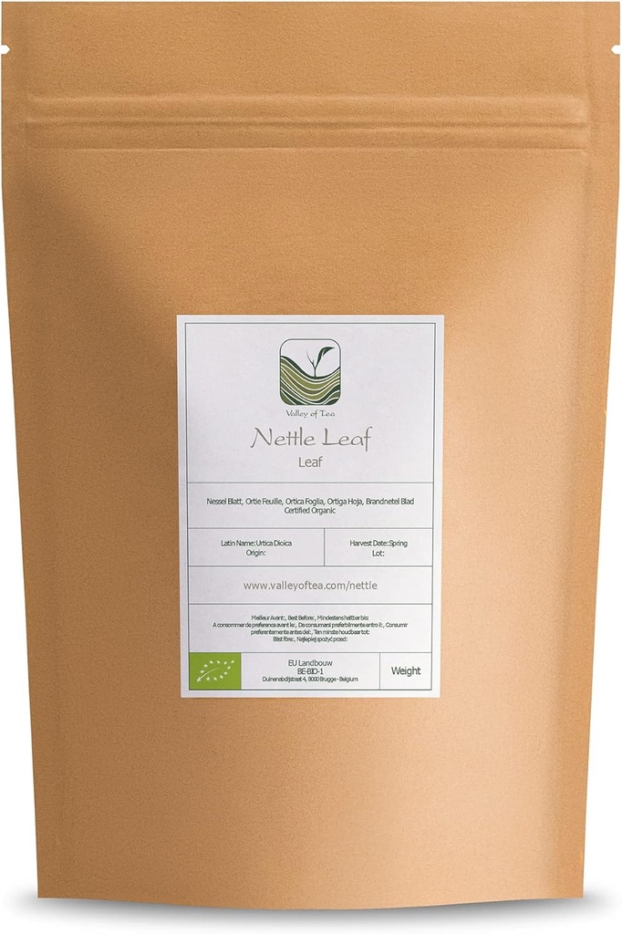 Nettle Leaf Tea Organic Herbal - Dried Stinging Nettles - Urtica Dioica - Organic Stinging Nettle Tea Nettles Nattle Tea Nettke Leaf Dried Nettle Leaves Nettles Herb Dry Nettle Tea Leaves Organic 3