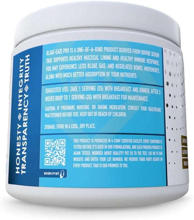 NuEthix Formulations Bloat Eaze Pro Support for Gut Barrier Function Dietary Supplement, 60 Servings 4