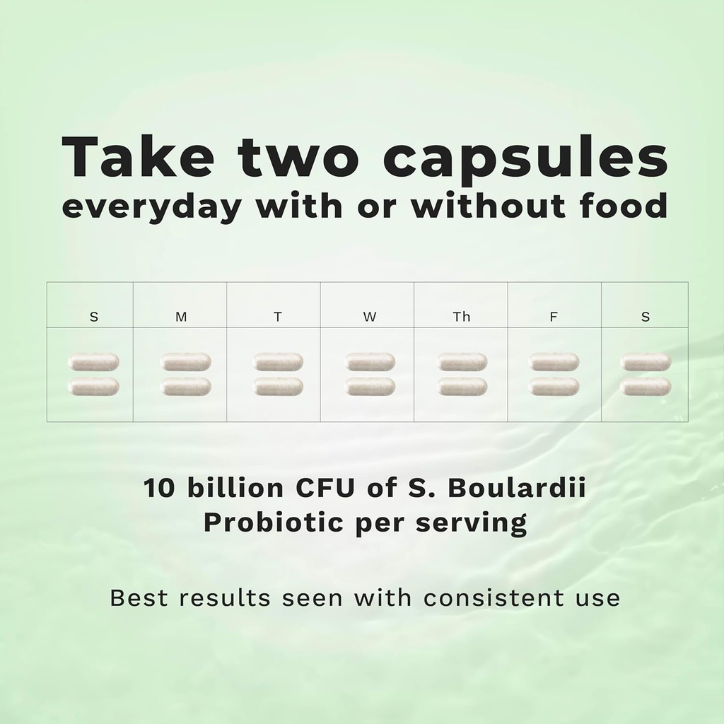 LifeSeasons Essentials S. Boulardii Probiotic - Supports Immune Function & Digestive Regularity - Promotes A Healthy Gut & Stronger Intestinal Lining - Eases Digestion - Saccharomyces - 60 Capsules 4