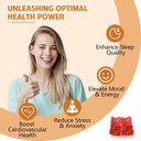 High Absorption Magnesium Glycinate Gummies 600mg per Serving - 60 Vegan Gummies - Promotes Healthy Relaxation, Muscle, Bone, & Energy Support for Adults 5