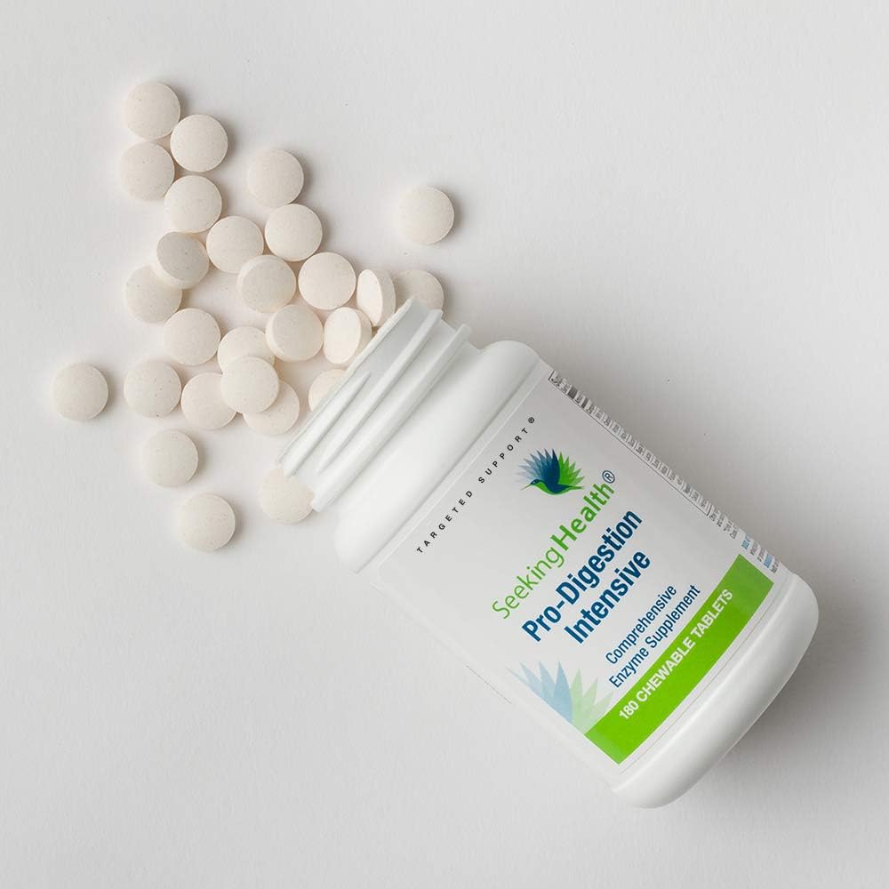 Seeking Health Digestion Intensive Chewable, Comprehensive Digestive Enzyme Supplement, Supports Comfort After Eating, Vegan and Vegetarian (180 chewable tablets)* 4