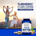 Doctor Morse's Turmeric Curcumin 1950mg & Cranberry 30000mg Bundle - Joint Support, Urinary Tract Health, and Immune Boost with BioPerine & Vitamin C, FDA-Registered, NSF-Certified 90 Capsules 3
