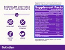 BioEmblem Natural Sleep Aid for Adults with Melatonin, Valerian Root, Suntheanine & More | Healthy Sleep Supplement | Herbal Sleeping Pills | 60 Capsules 4