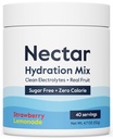 Nectar Sugar Free Electrolytes Powder - Organic Fruit No Sugar or Calories - Hydration Powder for Dehydration Relief and Rehydration - Keto and Paleo (Strawberry Lemonade 40 Serving Tub) 2
