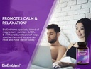 BioEmblem Natural Sleep Aid for Adults with Melatonin, Valerian Root, Suntheanine & More | Healthy Sleep Supplement | Herbal Sleeping Pills | 60 Capsules 6