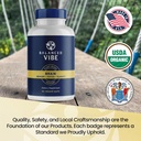 Balanced Vibe Brain Formula | Organic Plant-Based Nootropic for Focus, Clarity & Memory | Organic Lion’s Mane, Ginkgo, Bacopa, Rhodiola, Gotu Kola | Vegan Capsules | 30 Day Supply 6