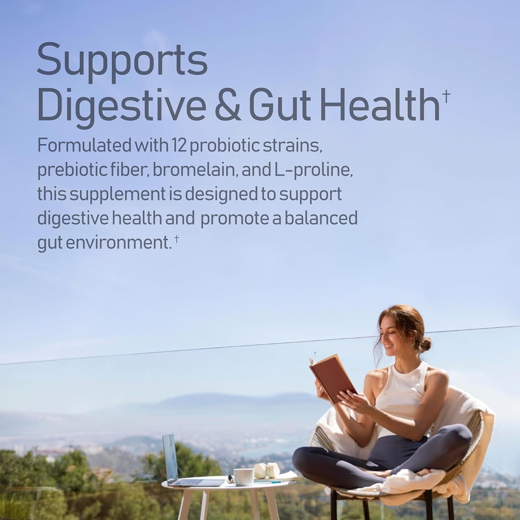 NANOWELL 12 Strains Probiotic 55 Billion CFU with Digestive Enzymes Powder - Immune Support, Gut Health, Probiotics, Prebiotics & Postbiotics - 60 Sticks, 60 Day Supply 6