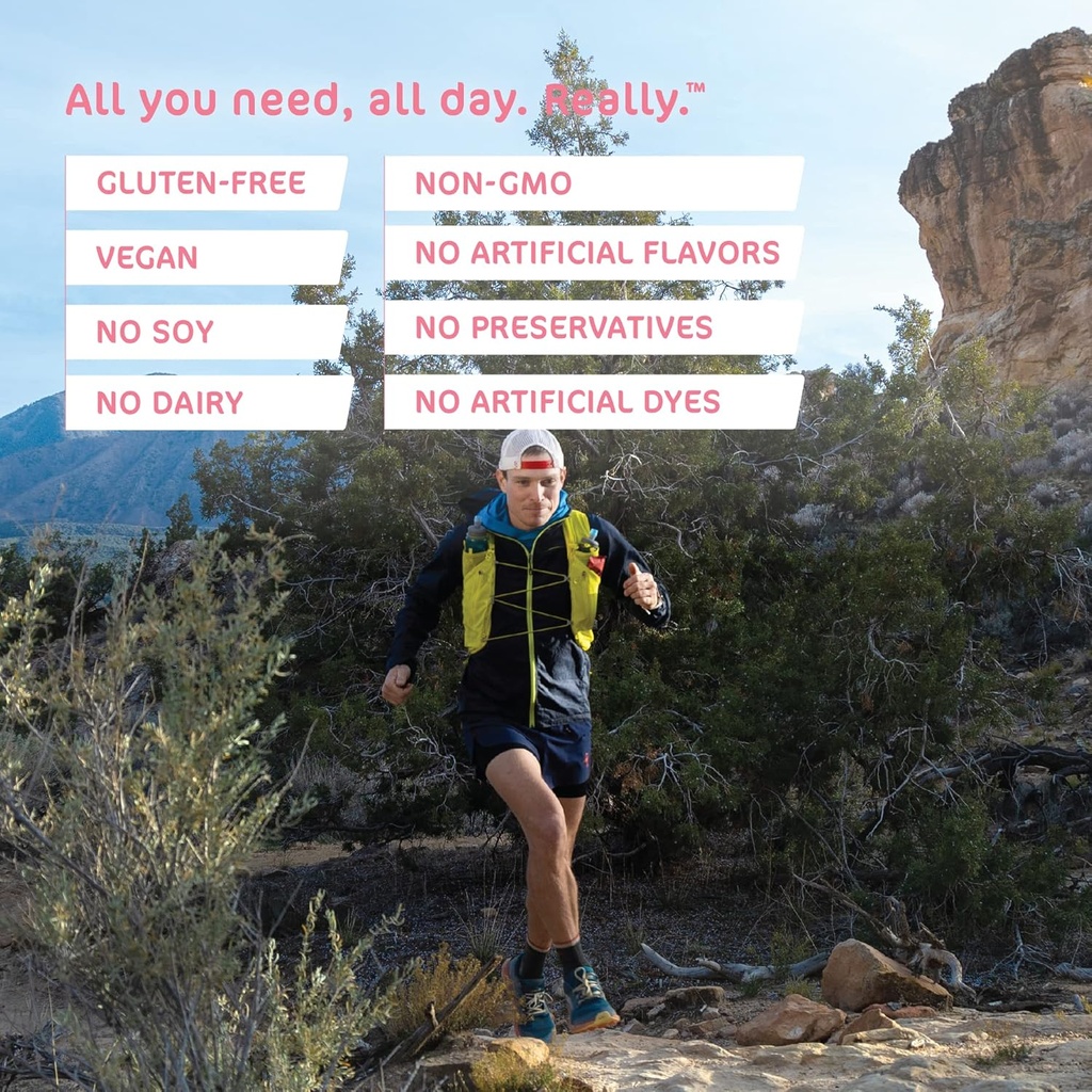 Tailwind Nutrition Endurance Fuel, Caffeine Drink Powder Mix Single Serving with Electrolytes, Non-GMO, Free of Soy, Dairy, and Gluten, Vegan-Friendly, Tropical Buzz, Pack of 12 5