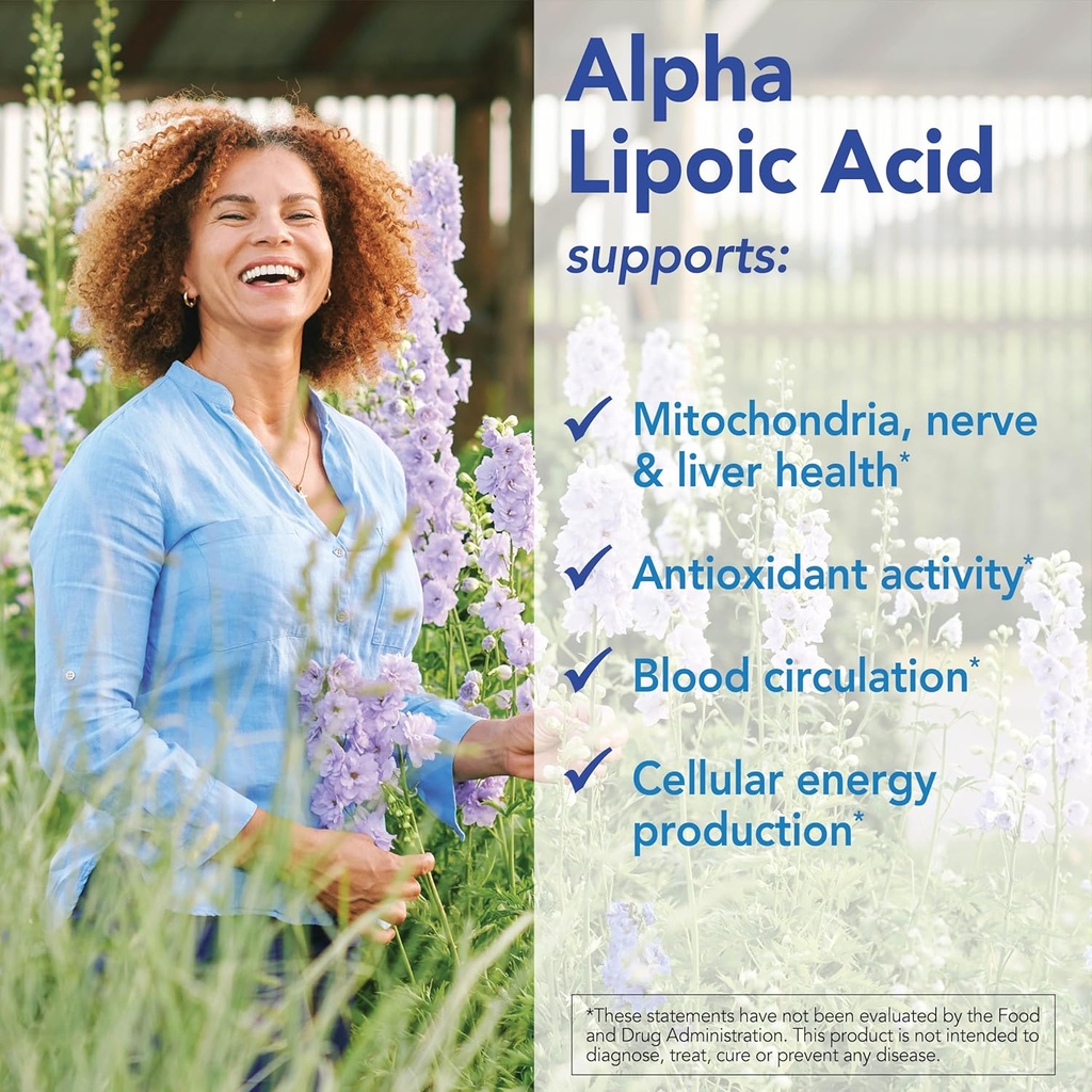 Patient One Alpha Lipoic Acid (ALA) 200 mg | Antioxidant Supplement to Support Nerve and Liver Health* | 90 Capsules 5
