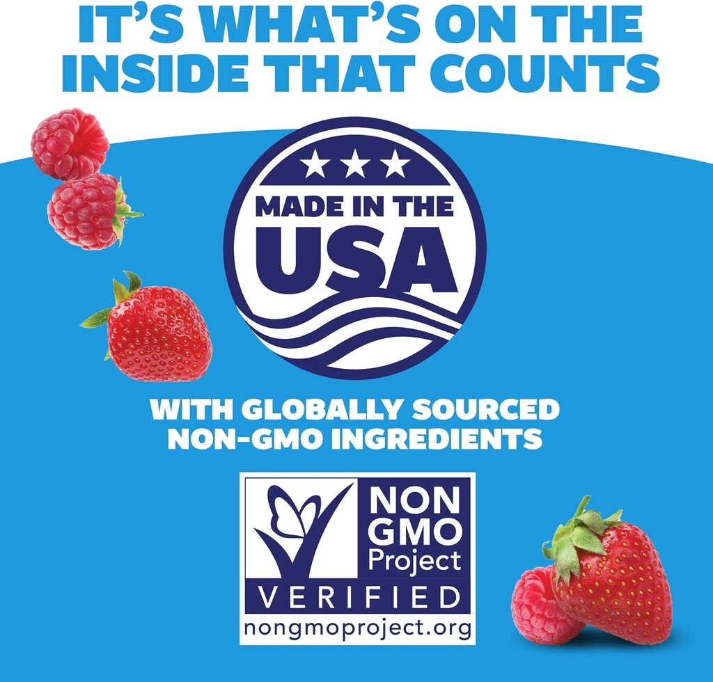 Genexa 3 Pack Clean Antacid Chewable Tablets | Maximum Strength Calcium Carbonate for Heartburn, Acid Indigestion & Upset Stomach Relief | Dye Free, 0% Artificial Additives | Berry Flavor, 216ct 6