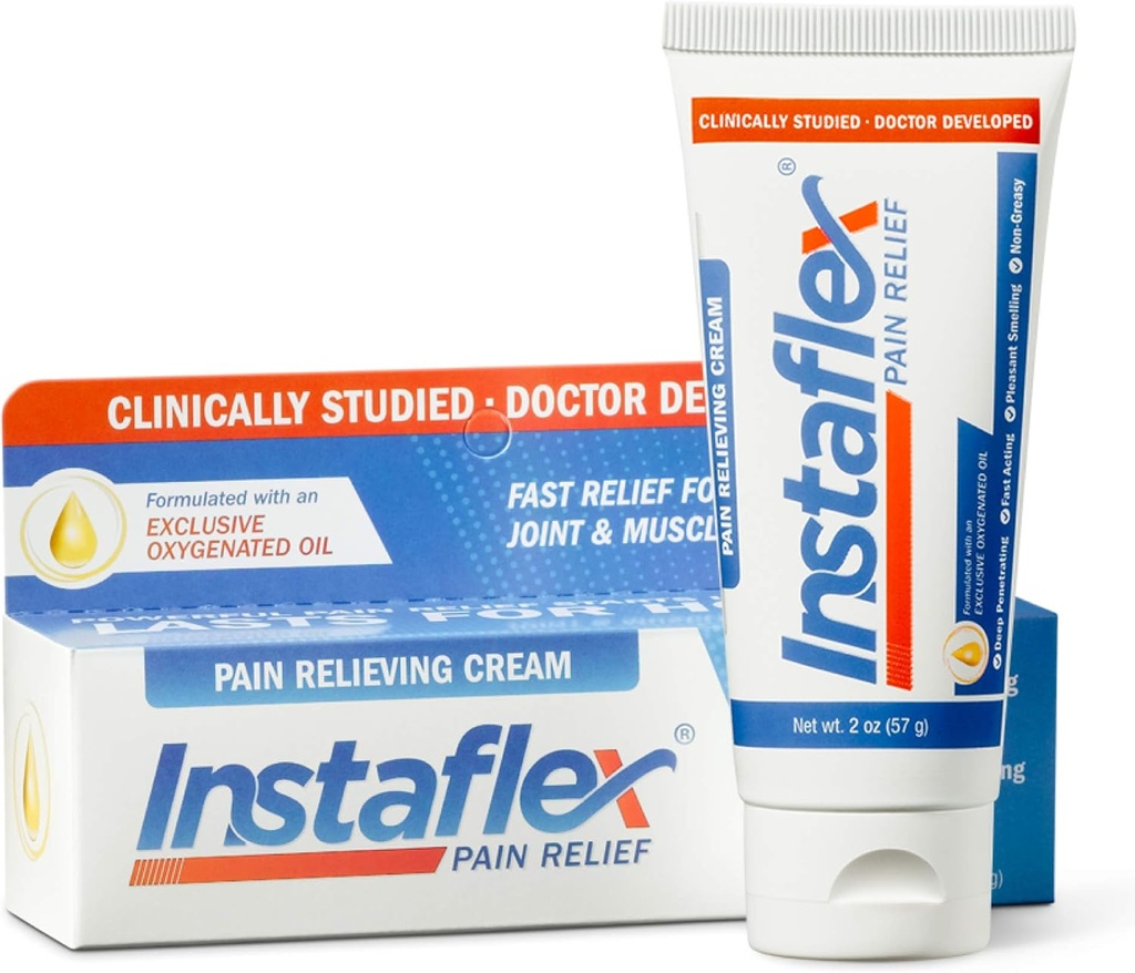 Healthy Directions Instaflex Extra Strength Pain Relief Cream, with 2X The Pain-Fighting Ingredients, Rubs Out Your Toughest Muscle and Joint Pain (4 oz) 5
