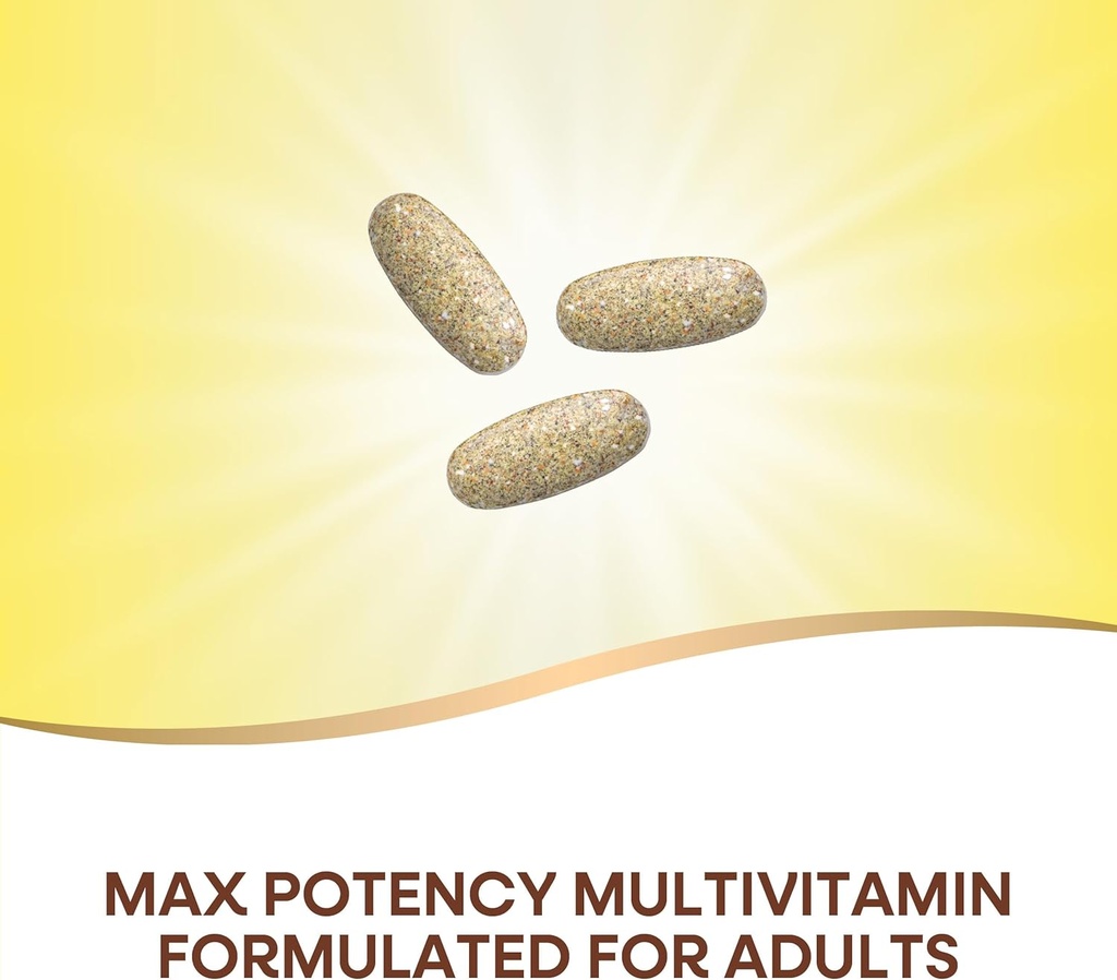 Nature's Way Alive! Max3 Potency Daily Multivitamin, Methylated B12 and Folate, Ultra Potency B-vitamins to Support Energy Metabolism*, 180 Tablets 4