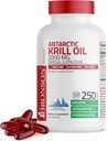 Bronson Antarctic Krill Oil 2000 mg with Omega-3s EPA, DHA, Astaxanthin and Phospholipids, 250 Softgels (125 Servings) 2