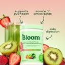 Bloom Nutrition Superfood Greens Powder, Digestive Enzymes with Probiotics and Prebiotics, Gut Health, Bloating Relief for Women, Chlorella, Juice Mix with Beet Root Powder, 25 SVG, Strawberry Kiwi 4