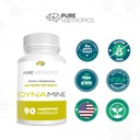 Pure Nootropics - Dynamine (Methylliberine: 1,7,9-tetramethyluric Acid) 100 mg Capsules (90) | Increased Energy, Focus & Alertness | in House & Rigorous 3rd Party Testing for Higher Purity & Potency 5