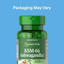 Puritan's Pride KSM-66 Ashwagandha® 450mg, Highly Concentrated Dietary Supplement for Stress Relief, Mood Enhancing, and Memory Support, 1 Month Supply, 60 Capsules 3