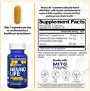 NATURAL STACKS Lions Mane+ Mushroom + NeuroLife Supplement Bundle - Supports Memory, Vitality & Longevity - 120 Total Capsules 6