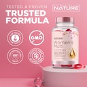 Built by Nature Vitamins for Women – Women's Complete Daily Multivitamin Supplement with A, B, C, D, E, Iron, Calcium, Magnesium and Multi Minerals – Wellness & Immune Health Support - 60 Softgels 5