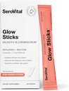 Serovital Glow Sticks Sugar-Free Powder Drink Mix with Hyaluronic Acid Ceramides Electrolytes for Skin Hydration in 14 Days Sun-Kissed Citrus Flavor 28 Packets 2