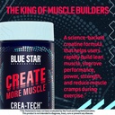 Blue Star Nutraceuticals CREA-TECH - Creapure Creatine Monohydrate - w/Electrolytes. Creatine + Electrolytes Capsules - Build Muscle and Increase Strength | 30 Day Supply - 120 Veggie Capsules 4