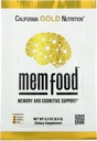 California Gold Nutrition MEM Food, Memory & Cognitive Support with MEM Blend, L-Serine, Organic Lion's Mane and Blueberry Juice Powder, 60 Packets, 0.3 oz (8.5 g) Each 5