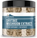 Earthborn Elements Shiitake Mushroom Extract 200 Capsules, Pure & Undiluted, No Additives 2